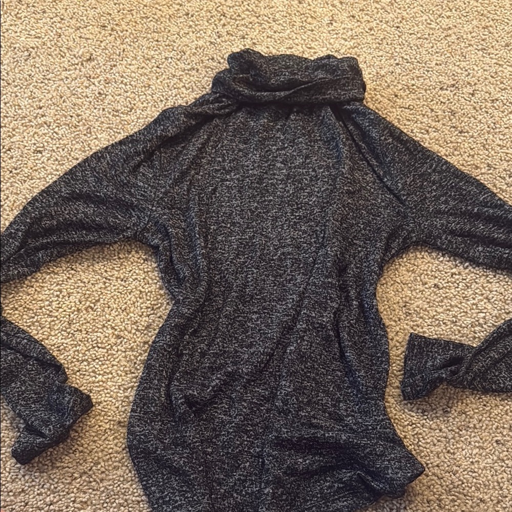 J. Crew Charcoal Knit Turtleneck